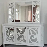 آینه کنسول چوبی مدرن و شیک