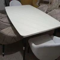 فروش میزصندلی ۶نفره غذاخوری درحدنونو