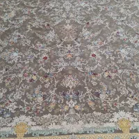 فرش بهاریه۹یه۶متری مشهد۱۵۰۰تراکم۴۵۰۰طوسی گلبرجسته|فرش|مشهد, وحید|دیوار