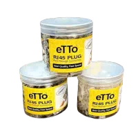 سوکت شبکه ته باز برند eTTo بسته ای و تکی