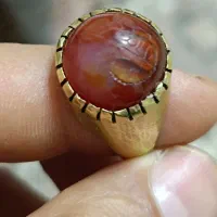 انگشتر عقیق یمنی خطی خون بند رکاب دست ساز تیموری|جواهرات|تهران, آذربایجان|دیوار