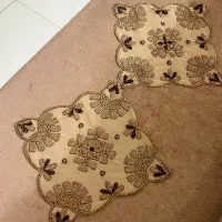 رومیزی سنگ دوزی شده|پرده، رانر، رومیزی|بیرجند, |دیوار