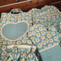 سرویس آشپزخانه عروس|سفره، حوله، دستمال آشپزخانه|اراک, |دیوار