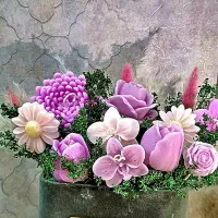 باکس گل شمع