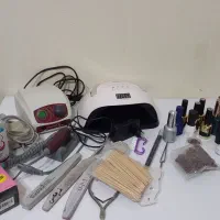 وسایل کاشت ناخن و میز در حد نو|آرایشی، بهداشتی، درمانی|اهواز, کمپلو جنوبی|دیوار