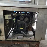 یک عدد یخچال ایستاده سالم تمام استیل|یخچال و فریزر|تالش, هشتپر|دیوار