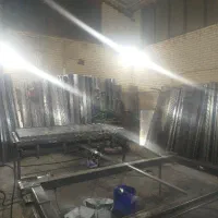 استخدام جوشکار co2 و رنگ پودری کوره