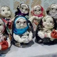 عروسک دستساز ننه سرما|اسباب‌‌بازی|اصفهان, تخت فولاد|دیوار