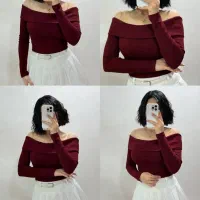 بلوز یقه قایقی شب یلدا