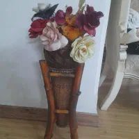 گلدان چوبی