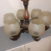 لوستر چوبی طرح موعود