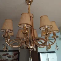 لوستر 8 شاخه شید دار .وارداتی