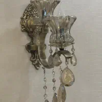 لوستر برنج برنز|لوستر و چراغ آویز|لاهیجان, شیشه گران|دیوار