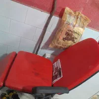 دو عدد صندلی دوتا اینه یه سرشور.