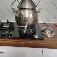 کتری و قوری سالم کف چدنی