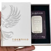 شمش نقره ۵۰گرمی توکنیکو