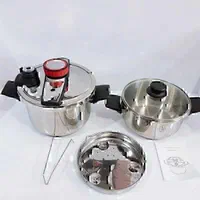 زودپز دو قلو یونیک آلمان اصلی در دو سایز مختلف|ظروف پخت‌وپز|فردیس, منظریه|دیوار