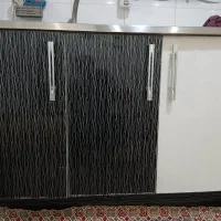 کابینت کارکرده همراه با هود اشپزخانه|آب‌چکان و نظم‌دهنده ظروف|قم, بنیاد|دیوار