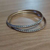 دو عدد النگو طلا سایز ۲ دو درصد بالای تابلو|جواهرات|تربت جام, جامی|دیوار