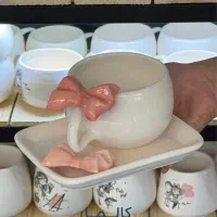 ماگ فانتزی دخترانه پاپیون‌دار