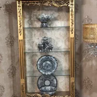 دو عدد بوفه کلاسیک طلایی