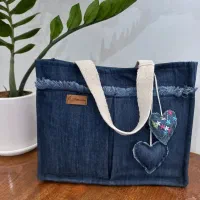 کیف جین و کتان