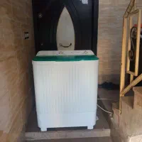 لباسشویی دوقلو مارک حایر8گرم سالم  یک ماه ضمانت