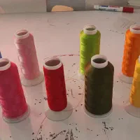 نخ و لایی کاغذی گلدوزی