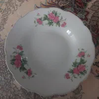 ظروف چینی گل سرخ|ظروف سرو و پذیرایی|قم, شهید صیاد شیرازی|دیوار