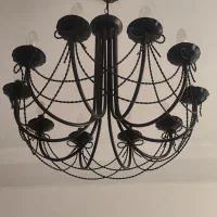 لوستر ۱۰شاخه وارداتی باکارات|لوستر و چراغ آویز|کرج, شهرک نهال و بذر|دیوار