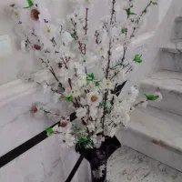 تعدادی گل با گلدان