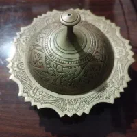 قندان آنتیک قدیمی تمام قلم کاری