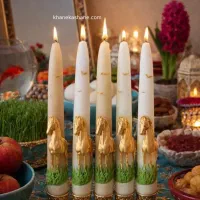 شمع اسب نماد سال نو