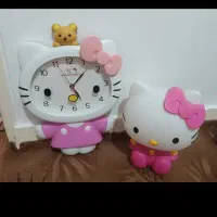 چراغ خواب و ساعت در حد نو