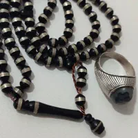 تسبیح و انگشتر عتیقه|کلکسیون اشیاء عتیقه|اهواز, منازل سپاه|دیوار