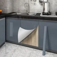 برچسب کاور کابینت pvc|خدمات پیشه و مهارت|یاسوج, |دیوار