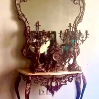 آیینه و شمعدان