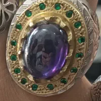 انگشتر نفیس کلکسیونی کمیاب با نگین یاقوت اکبند