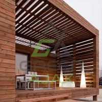 اجرای پرگولا چوبی برای روف‌گاردن، تراس و حیاط|مصالح و تجهیزات ساختمان|شاندیز, |دیوار