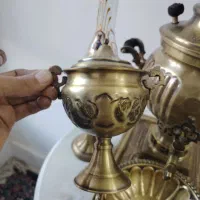 سماور ذغالی با سرویس کامل|سماور، چایساز، قهوهساز|بیرجند, |دیوار