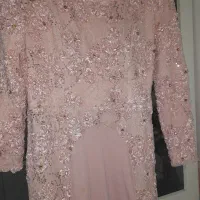 لباس ماکسی صورتی