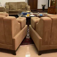 سرویس مبل راحتی هفت نفره|مبلمان خانگی و میز عسلی|تهران, ولنجک|دیوار