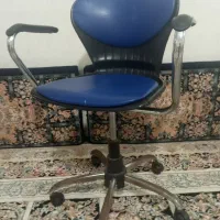 صندلی صدفی رنگ آبی