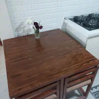 میز غذا خوری سالم تمیز|میز و صندلی غذاخوری|همدان, |دیوار