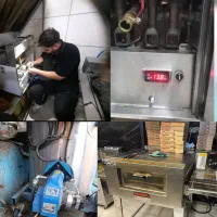 تعمیر فر ریلی پیتزا سرخکن فستفود مشعل گازی گریل