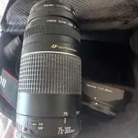 لنز تله اولتراسونیک canon ef75-300