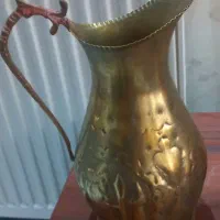 پارچ برنجی مهردار قابلمه ملاقه مسی  آنتیک قدیمی|صنایع دستی و سایر لوازم تزئینی|تهران, مینای جنوبی|دیوار