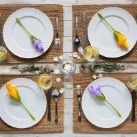 نگهدارنده دستمال سفره طرح گل