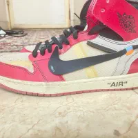 کتونی جردن ۱ off white سایز 45 کیفیت مستر