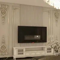 کاغذدیواری کابینت گچبری قابندی پارکت آینه نقاشی|خدمات پیشه و مهارت|تبریز, |دیوار